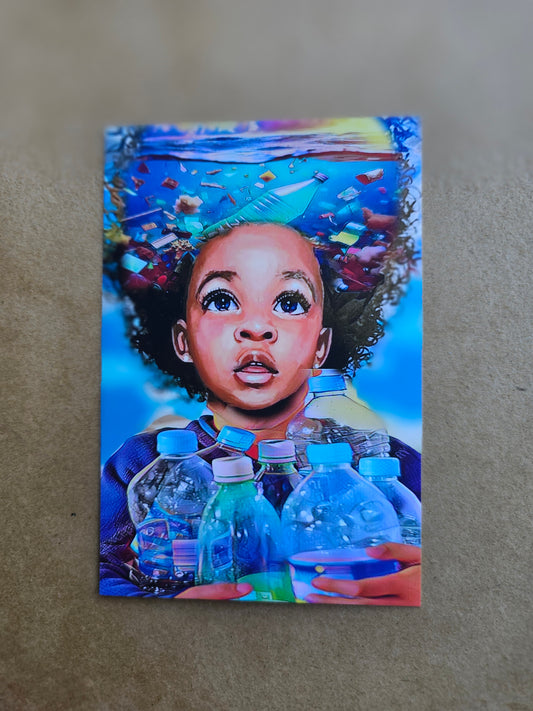 A Child's View Postcard